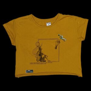 Crop Top mujer - "La tranquilidad de la música"