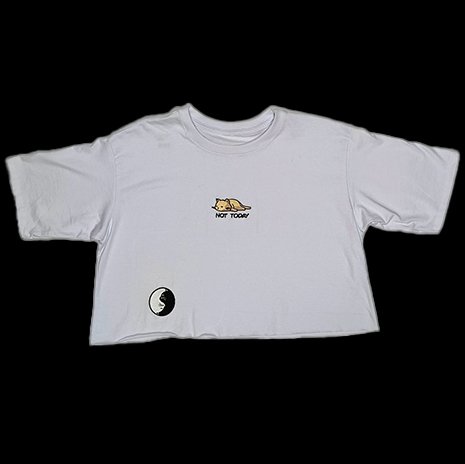 Crop Top mujer - Not today