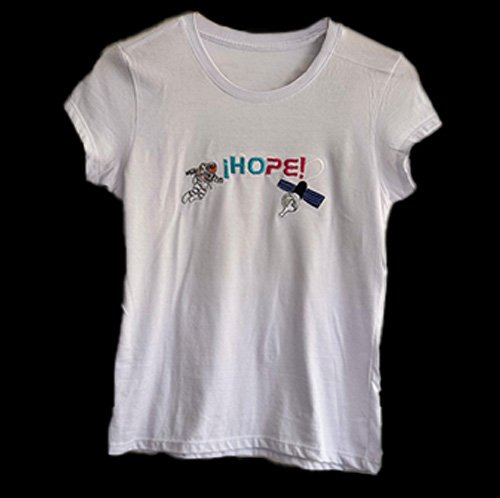 Camiseta -  HOPE, astronauta y satélite